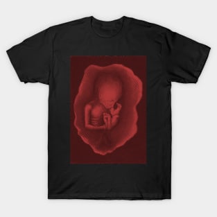 Spiral Betty Fetus Black & Red T-Shirt